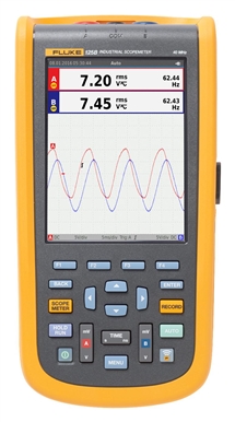 Fluke 123B Industrial ScopeMeter Hand-Held Oscilloscope, 20 MHz