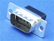 Connector D-Sub 9 pin crimp plug bulk