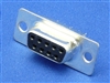 Connector.  D-Sub 9 pin socket PC mount