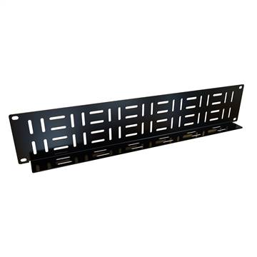 2U Horizontal Cable Manager Panel