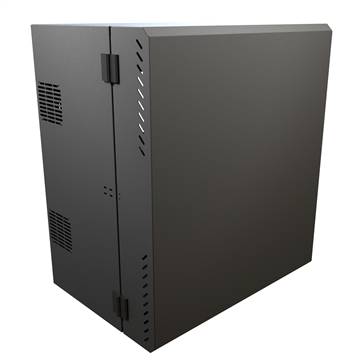 8U Low-Profile Wall Mount Rack Cabinet Up to 29 inch of vertical usable depth