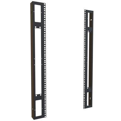 18U Pair of Square Hole Rails for 30W HWC