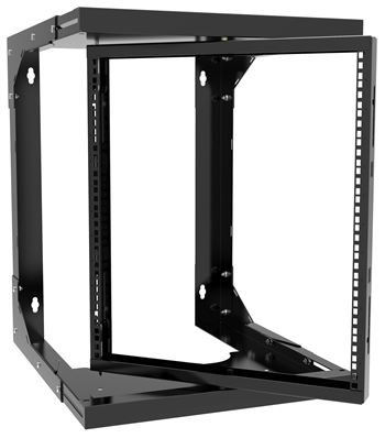 20U Wall Mount Pivoting Open Frame Rack