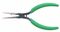 5 1/2" Long Nose Wiring Pick-up Pliers with Green Cushion Grips, Carded