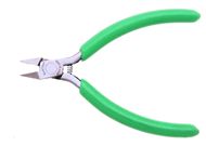 4" Slim Line Tapered Head Cutter with Green Cushion Grips, Carded