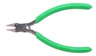 4" Slim Line Tapered Head Cutter with Green Cushion Grips, Carded