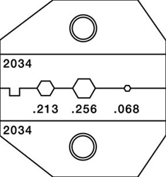 PA2034 DIE RG58/59/62AU COAX