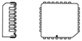 Components for solder practice board.  PLCC28 SMT