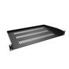 1U 12 inch Deep Universal vented rack shelf