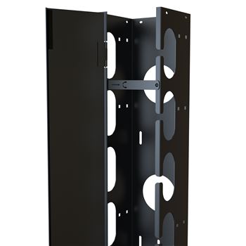 44U Economy Vertical Rack Cable Manager with Door