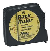 8' (96") RACK SPACE AND INCHES TAPE MEASURE W