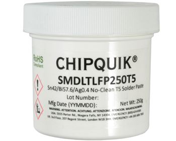 Solder Paste in jar 250g (T5) Sn42/Bi57.6/Ag0.4 Low Temperature