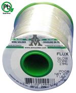 AIM Solder SN100C .025" 2.5% No Clean Glow Core Flux, Wire Solder 1 lb Spool