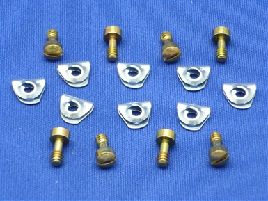 Male screw & retainer for D-SUB connector