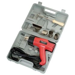 Heat Gun with Accessories in blow molded case