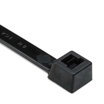T150LL0X2 - Heavy Duty Cable Tie, 36" Long, UL Rated, 175lb Tensile Strength, PA66, Black, 25/pkg