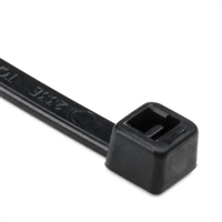 T30R0C2 - Cable Tie, 6" Long, UL Rated, 30lb Tensile Strength, PA66, Black, 100/pkg