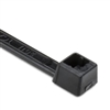 T40R0C2 - Cable Tie, 8" Long, UL Rated, 40lb Tensile Strength, PA66, Black, 100/pkg