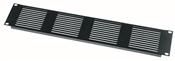 1 SPACE (1 3/4") SLOTTED VENT PANEL, BLACK BR