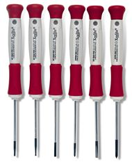 6-Piece Precision Slotted and Phillips Screwdriver Set, ESD Safe