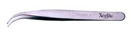 #7 Premium Stainless Steel Tweezers, Curved Tip, Thin Point