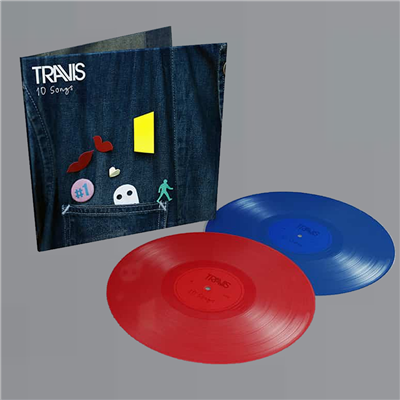 Travis - 10 Songs (2LP) (Red And Blue Vinyl, limited, indie-retail exclusive) - VINYL LP