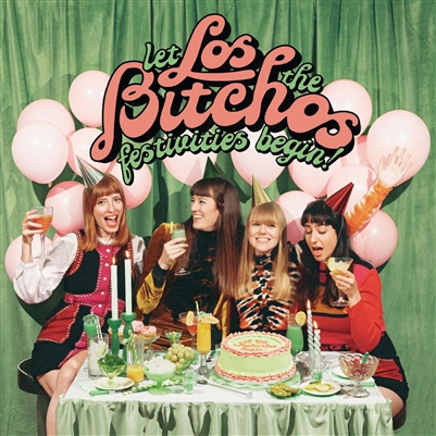 Los Bitchos - Let The Festivities Begin! (Los Chrismos Edition) (INDIE EXCLUSIVE, RED VINYL)- VINYL LP