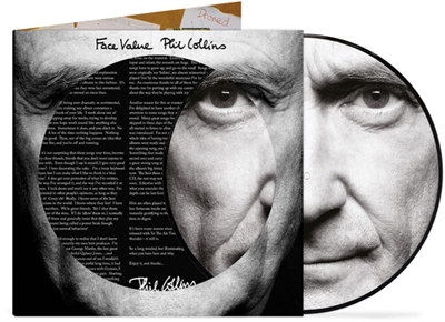 Phil Collins - Face Value (Picture Disc Edition) VINYL LP