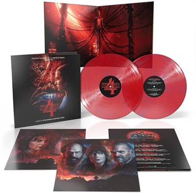 Kyle Dixon & Michael Stein - Stranger Things Season 4 Volume 2 (Transparent 'Vecna's Red World' Colored Vinyl) - VINYL LP