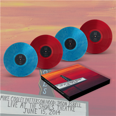 Mike Cooley, Patterson Hood & Jason Isbell - Live At The Shoals Theatre (Box Set) ( Translucent Blue/Red colored Vinyl) - VINYL LP