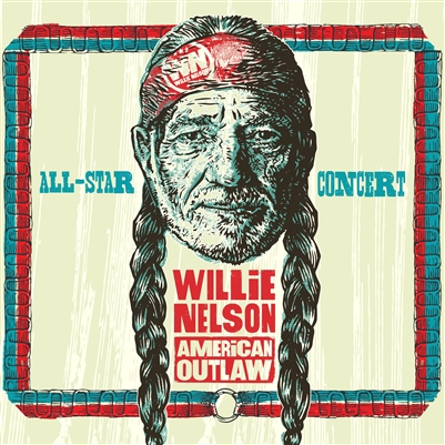 Willie Nelson American Outlaw (Live At Bridgestone Arena / 2019) - Vinyl LP