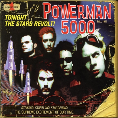 Powerman 5000 - Tonight the Stars Revolt! (COKE CLEAR W/BRIGHT YELLOW STREAKS VINYL) - VINYL LP