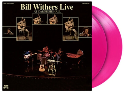 Bill Withers - Live At Carnegie Hall (Limited Edition 180-gram Translucent Magenta Vinyl) - VINYL LP