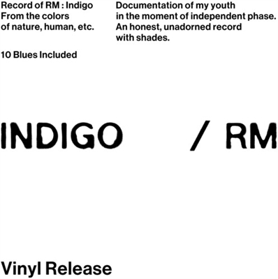 RM (BTS) - Indigo - VINYL LP