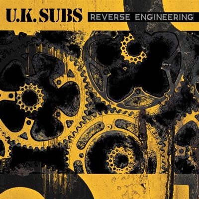 U.K. Subs -  Reverse Engineering (Yellow / Black Splatter Vinyl) - VINYL LP