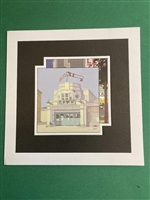 LED ZEPPELIN IN THRU THE OUTDOOR PROMOTIONAL EMBOSSED ART PRINT
