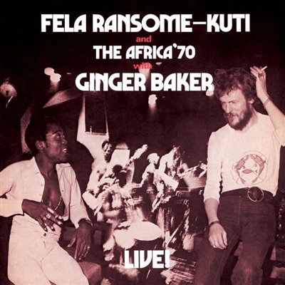 Fela Kuti - Fela Live With Ginger Baker (RED VINYL) - VINYL LP