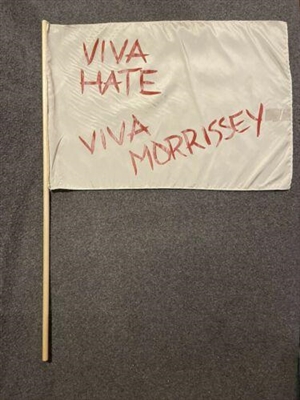 MORRISSEY ORIGINAL VIVA HATE PROMOTIONAL FLAG