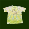 the LUNA music ice tie-dyed Throwback Moon Grass Green T-Shirt!