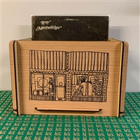 LUNA music Laser-Etched Wood LP Crate