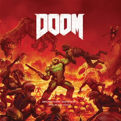 Doom - Original Game Soundtrack   (Colored Vinyl, Red, 180 Gram Vinyl) - VINYL LP