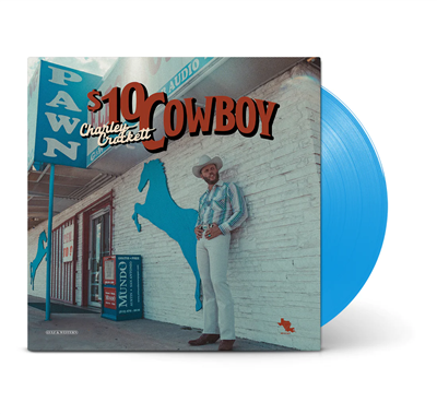 Charley Crockett - $10 Cowboy (Indie Exclusive Opaque Sky Blue Vinyl) - VINYL LP