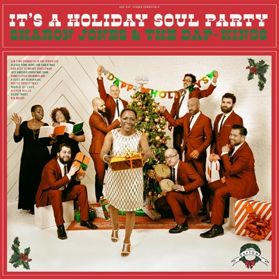 Sharon Jones & The Dap Kings - It's A Holiday Soul Party (Candy Cane Color Vinyl) - VINYL LP