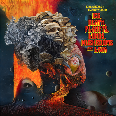 King Gizzard & The Lizard Wizard - Ice, Death, Planets, Lungs, Mushrooms and Lava (Recycled Black Wax LP) - VINYL LP