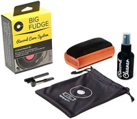 Big Fudge BFRC101US 4-in-1 Vinyl Record Care and Cleaning Kit Inlcudes Cleaning Fluid, Velvet Record Brush, Dust Brush, Stylus Brush and Travel Pouch