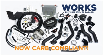 WORKS 2017-2019 BRZ/86 Stage 2 Turbo Kit. CARB ver