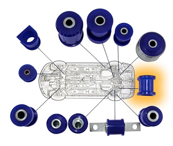 WRP Rear Swaybar Bushing - OEM 22mm (Pair W/ Grease)