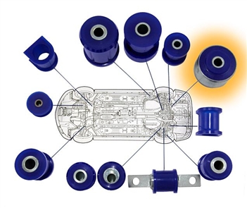 WRP Rear Differential Support Arm Bushing (Pair)