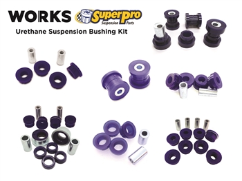 WORKS Urethane Suspension Bushing Kit w/ Front Caster and Rear Camber