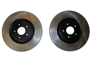 WORKS Slotted Rotors - Front